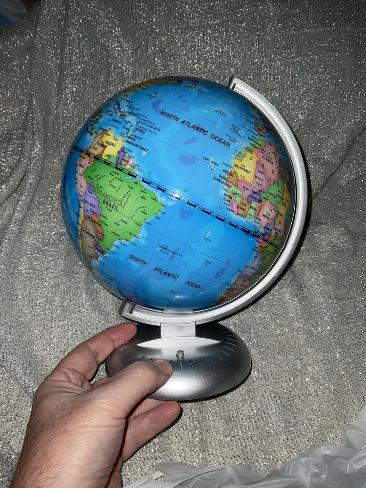 Costway 8" World Globe Illuminated Education Globe See Pics Map