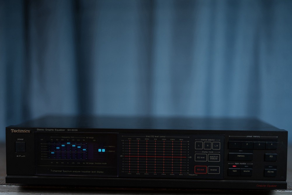 1986 Technics Stereo Graphic Equalizer SH-8036 (TESTED)