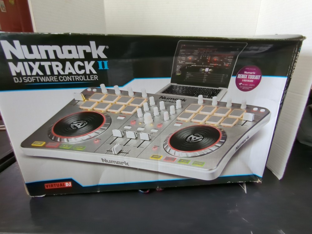 Numark Mixtrak II 2 Channel USB DJ Software Controller Deck Control Double