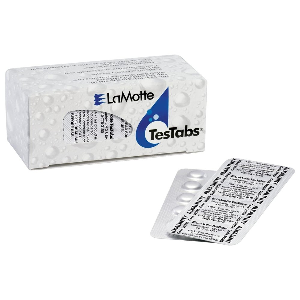 LaMotte Genuine OEM 3920A-J Visual Grade TesTabs, Alkalinity, 100 Count