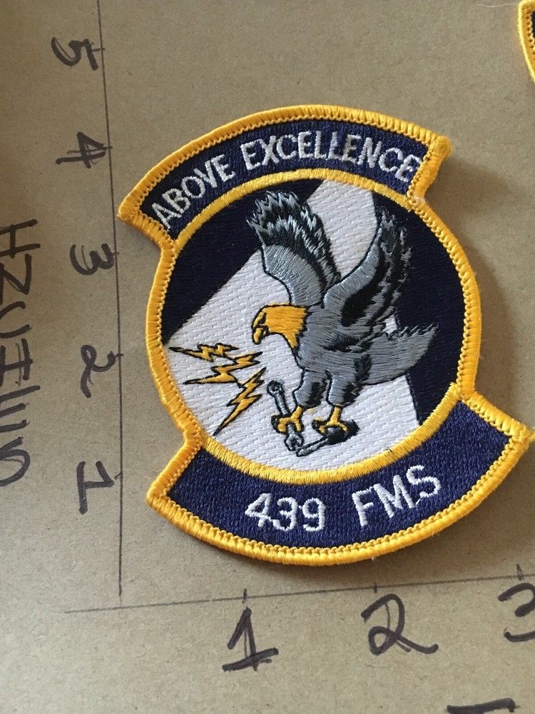 USAF 439th FMS Field Maintenance Squadron patch 5/1/25