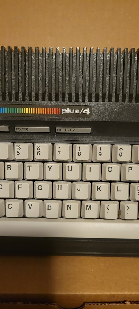 COMPLETE Vintage Commodore Plus 4 Computer With Box & Accessories