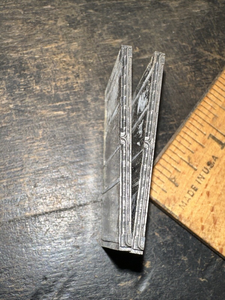 Printing Blocks “ Decorative Ornamental Borders “ Thin Lead Blocks