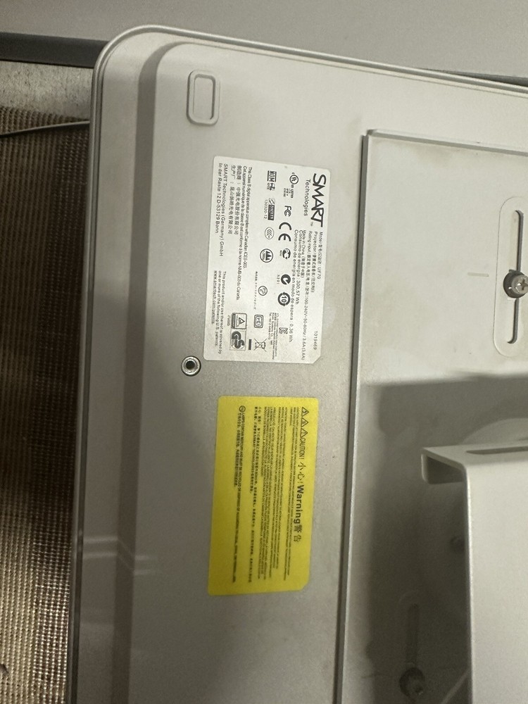 smart technologies UF70 Projector With SB660 Interactive Smart Board