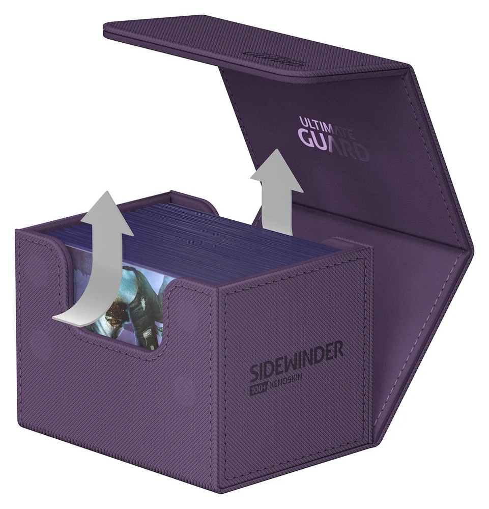 Ultimate Guard Sidewinder 100 Purple Xenoskin Deck Box