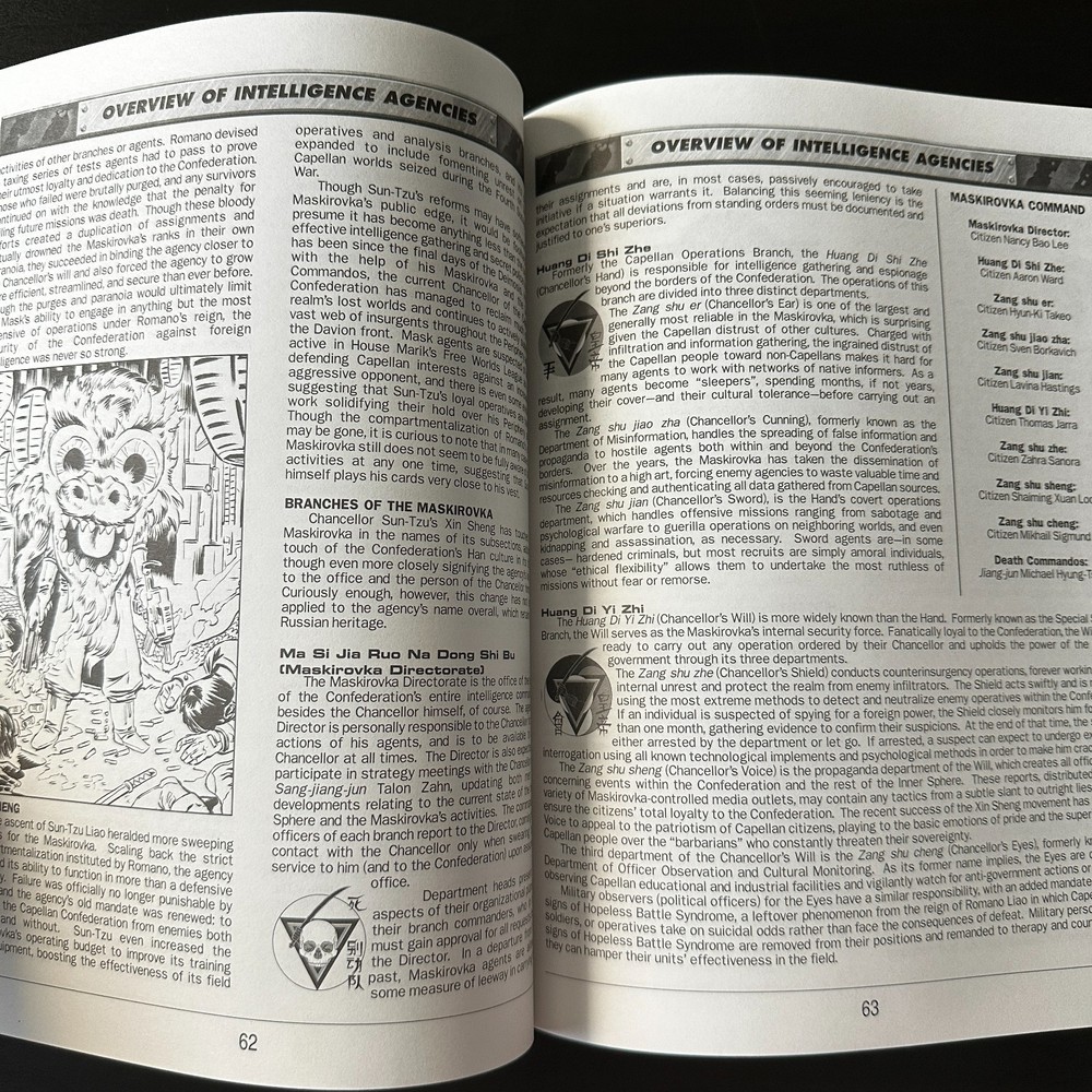 Classic BattleTech A Guide to Covert Ops 35008 FanPro WK Games Sourcebook