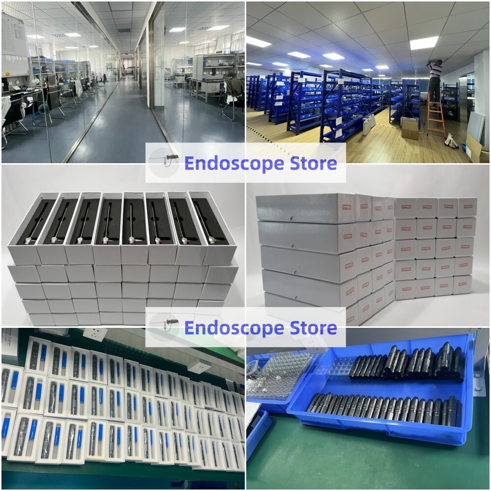 Mini Medical LED Microscope Handheld Cold Light Source Variable Interface