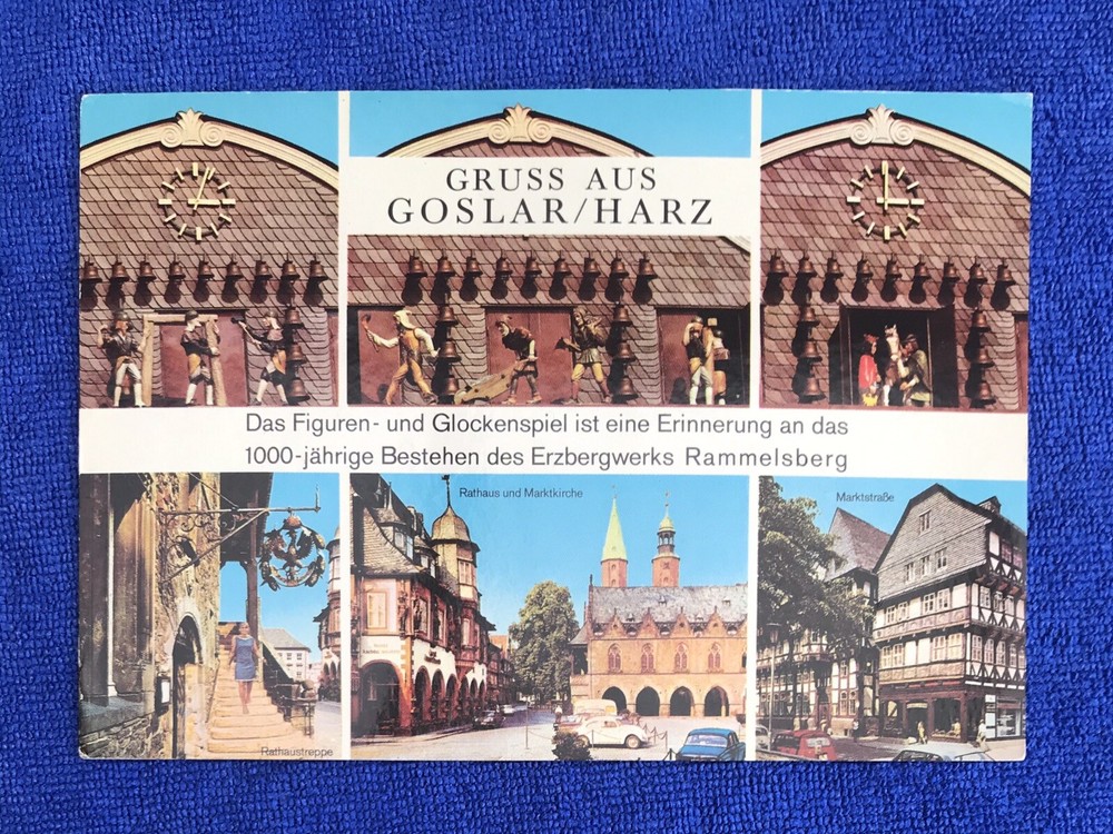 Deutsche Bundespost Stamps On Postcard - Postmark *