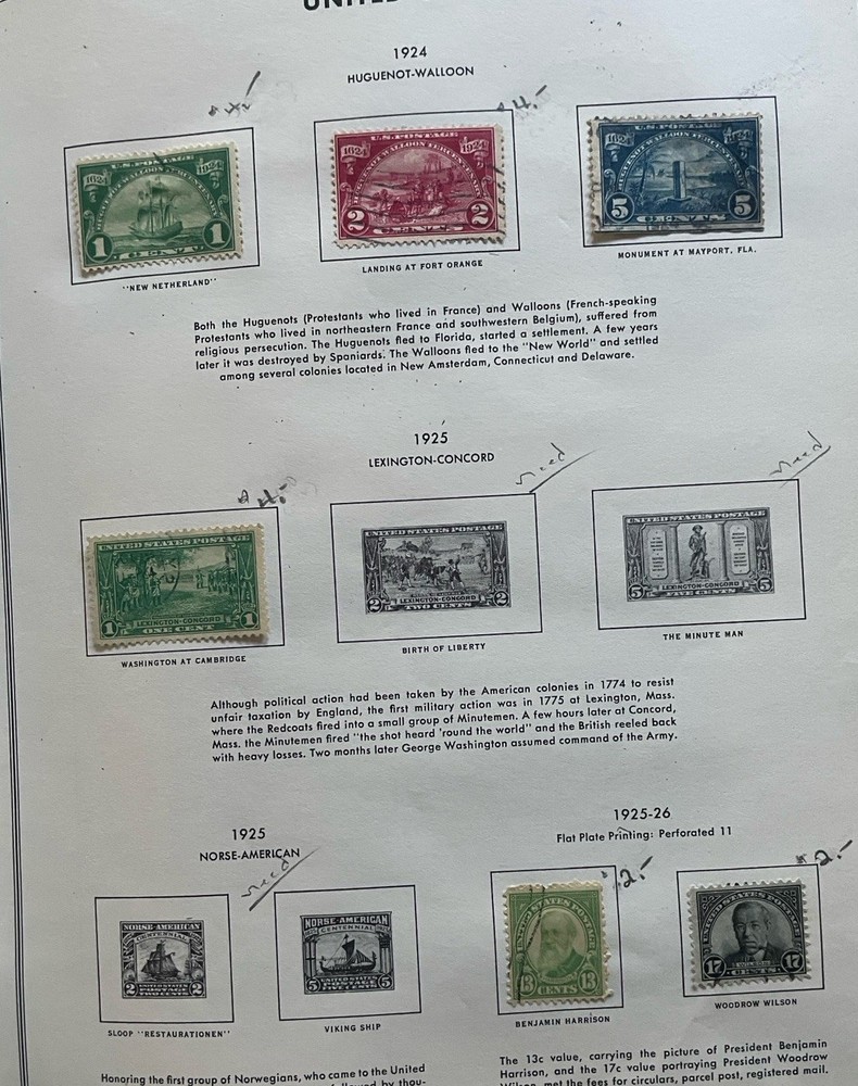 Harris US Liberty Stamp Album. 1847-1973. 700. Mint & Used Stamps.