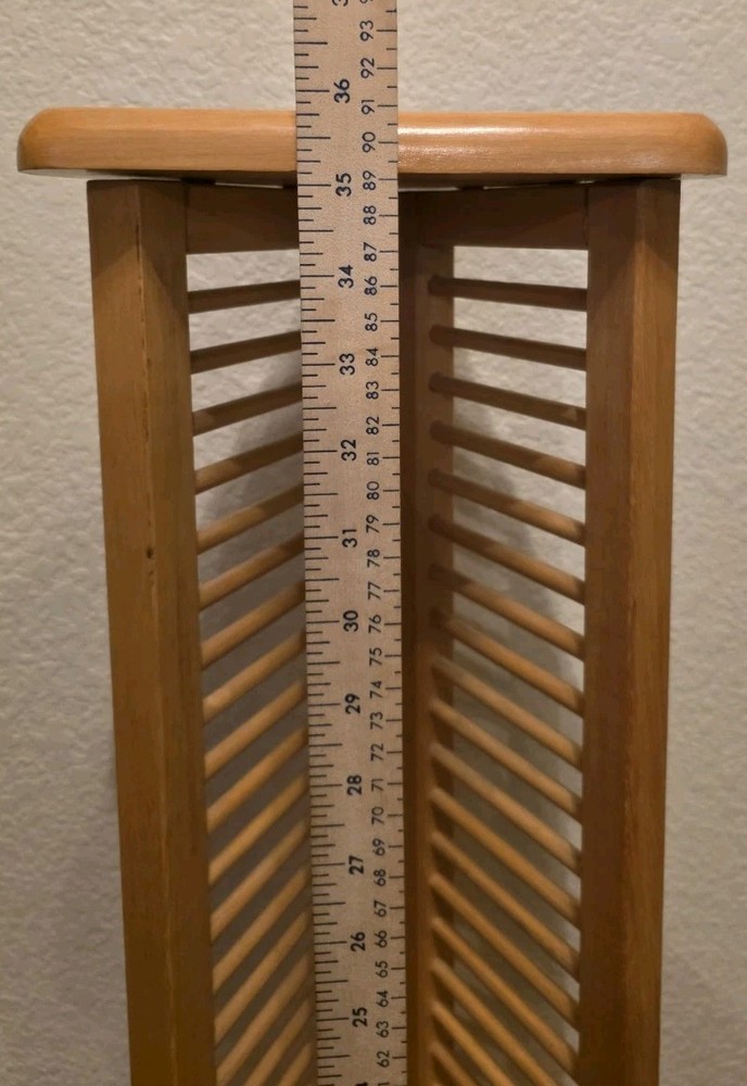 🔥Y2K Wooden Corner CD Rack 🔥