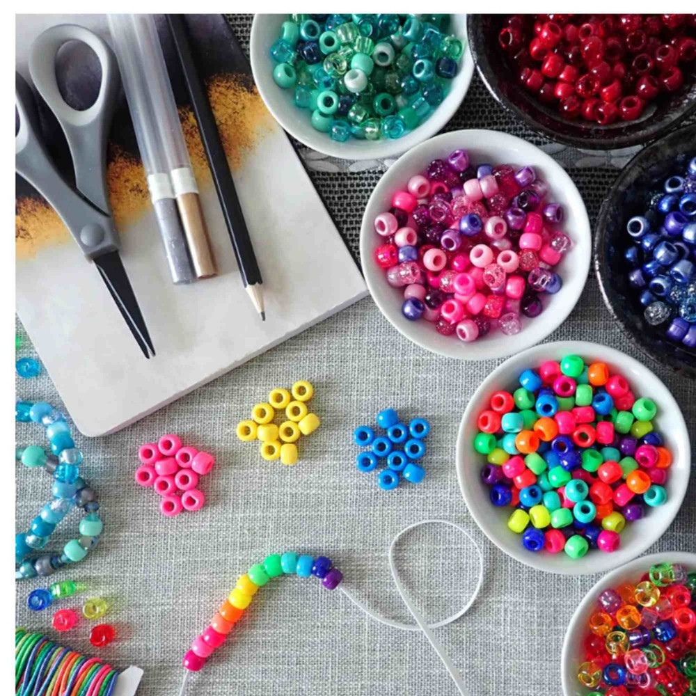 Deluxe Large yellow Bead Kit: 50 Pack