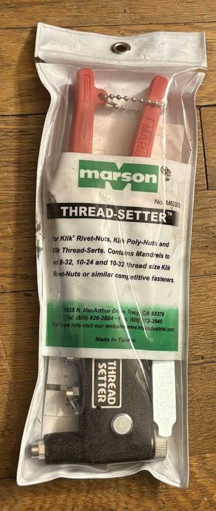 MARSON M60303 TOOL - FOR KLIK RIVET-NUTS, KLIK POLY NUTS & KLIK THREAD-SERTS