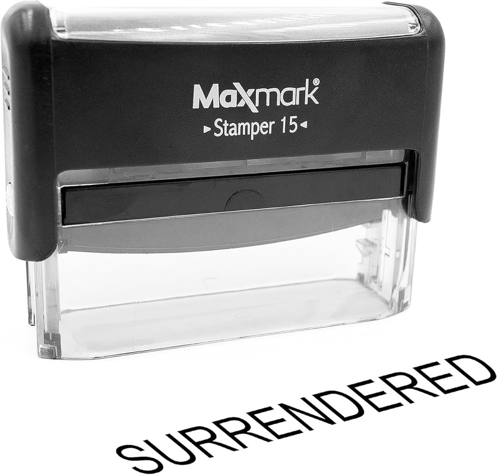 Surrendered Self Inking Stamp - Txdmv Compliant - Required for Webdealer Program