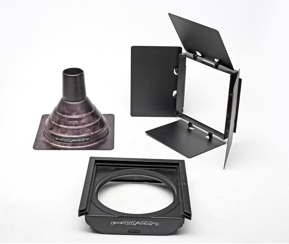 Paul Buff White Lightning+Alien Bees Flash Lite Mod Barn Doors+Snoot+Frame+NICE