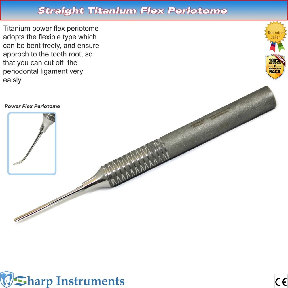 Power Flex Periotomes, Atraumatic Ligament Sharp Periotome Dental Extraction Kit