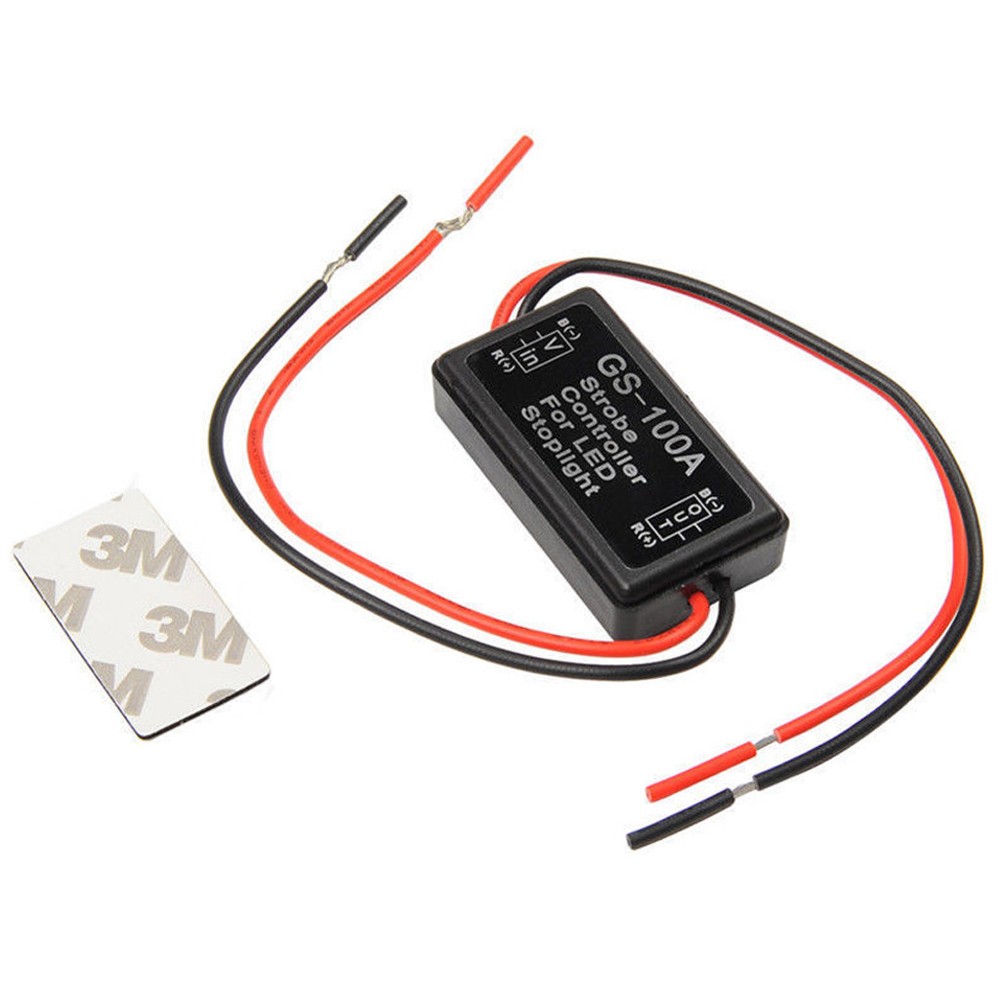 4 PCS Flash Strobe Controller Box Flasher Module for LED Brake Tail Stop Light