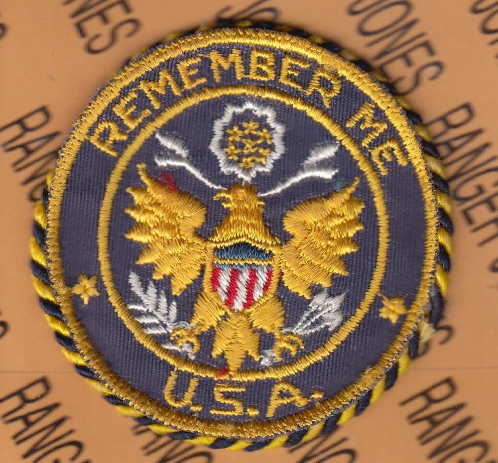 USAF Air Force AAF Remember Me USA Sweetheart ~3" patch c/e