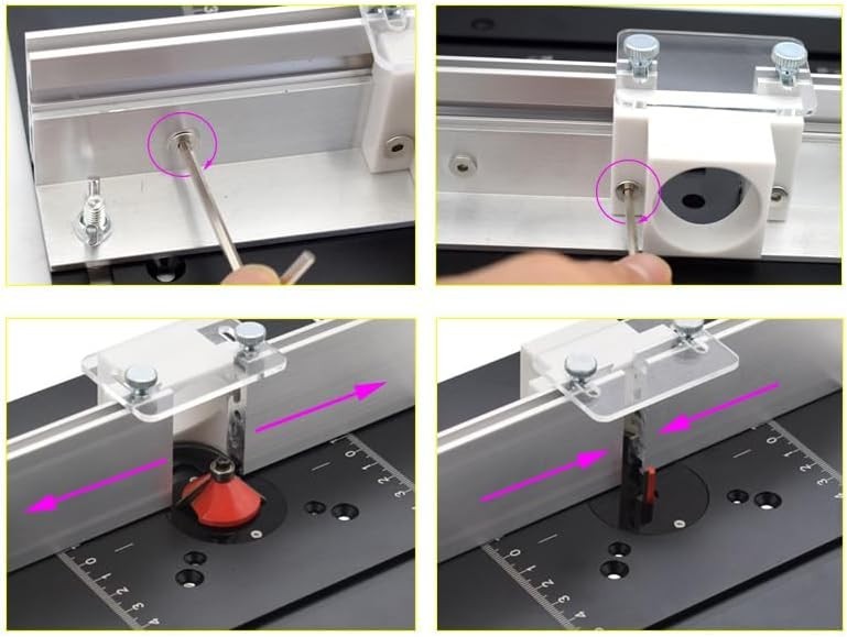 Router Table Insert Plate, Multifunctional Trimming Engraving Table, Aluminium I