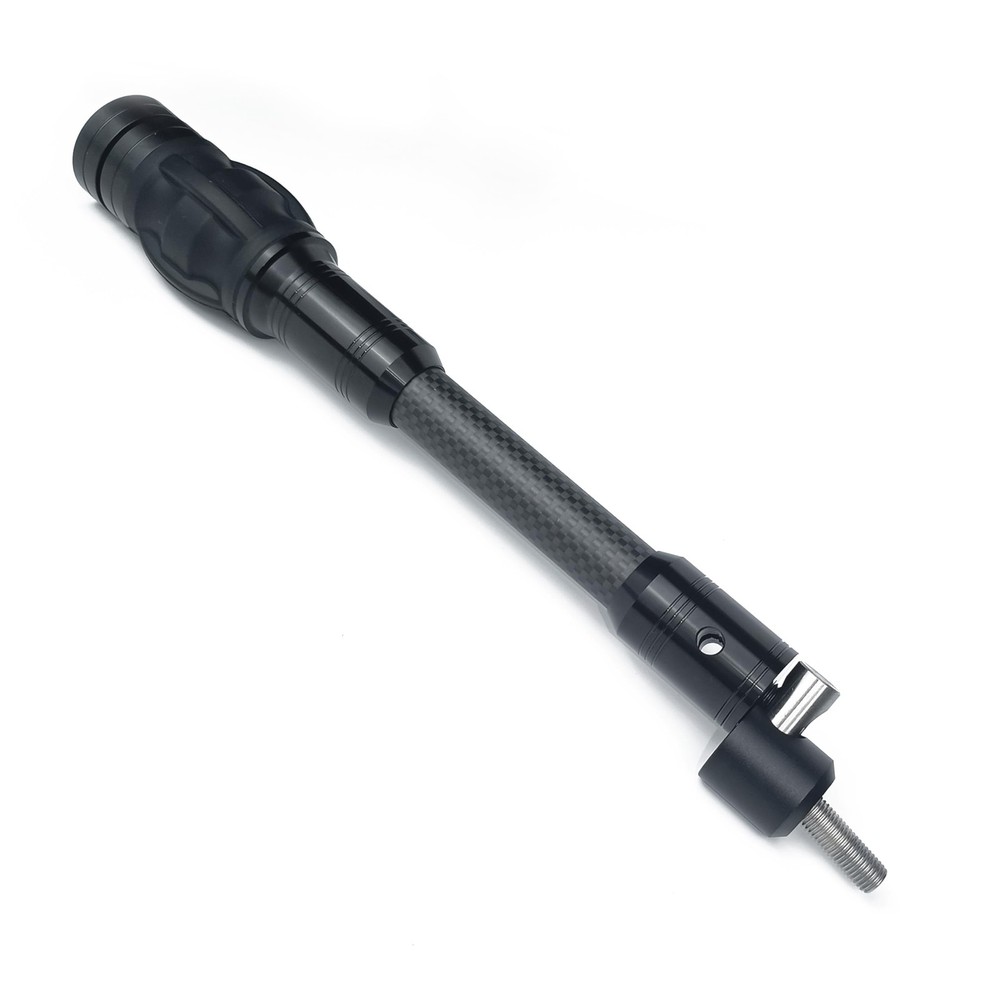 Carbon Archery Bow Stabilizer Single Side Adjustable V-Bar Mount Quick Discon...