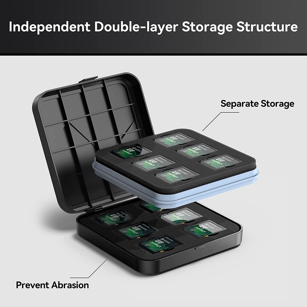 Yottamaster Memory Card Protection Case Holder Storage Fits Micro SD M.2 SSD CF