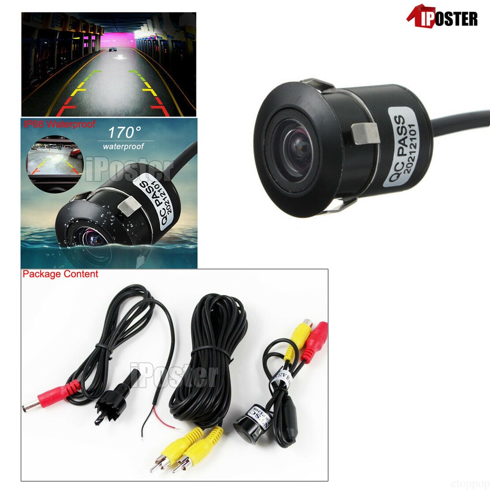 18.5MM Flush Mount Car Reversing Camera CVBS