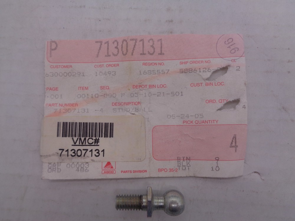 AGCO STUD BALL- 71307131  BX2