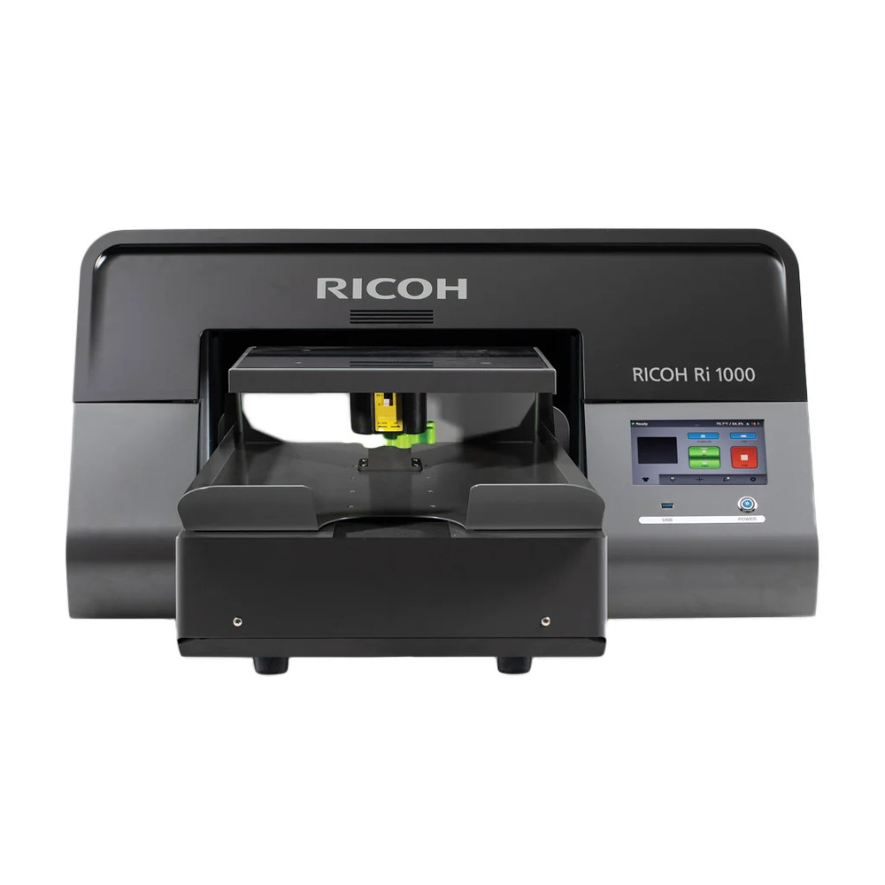 Ricoh RI-1000 DTG printer.