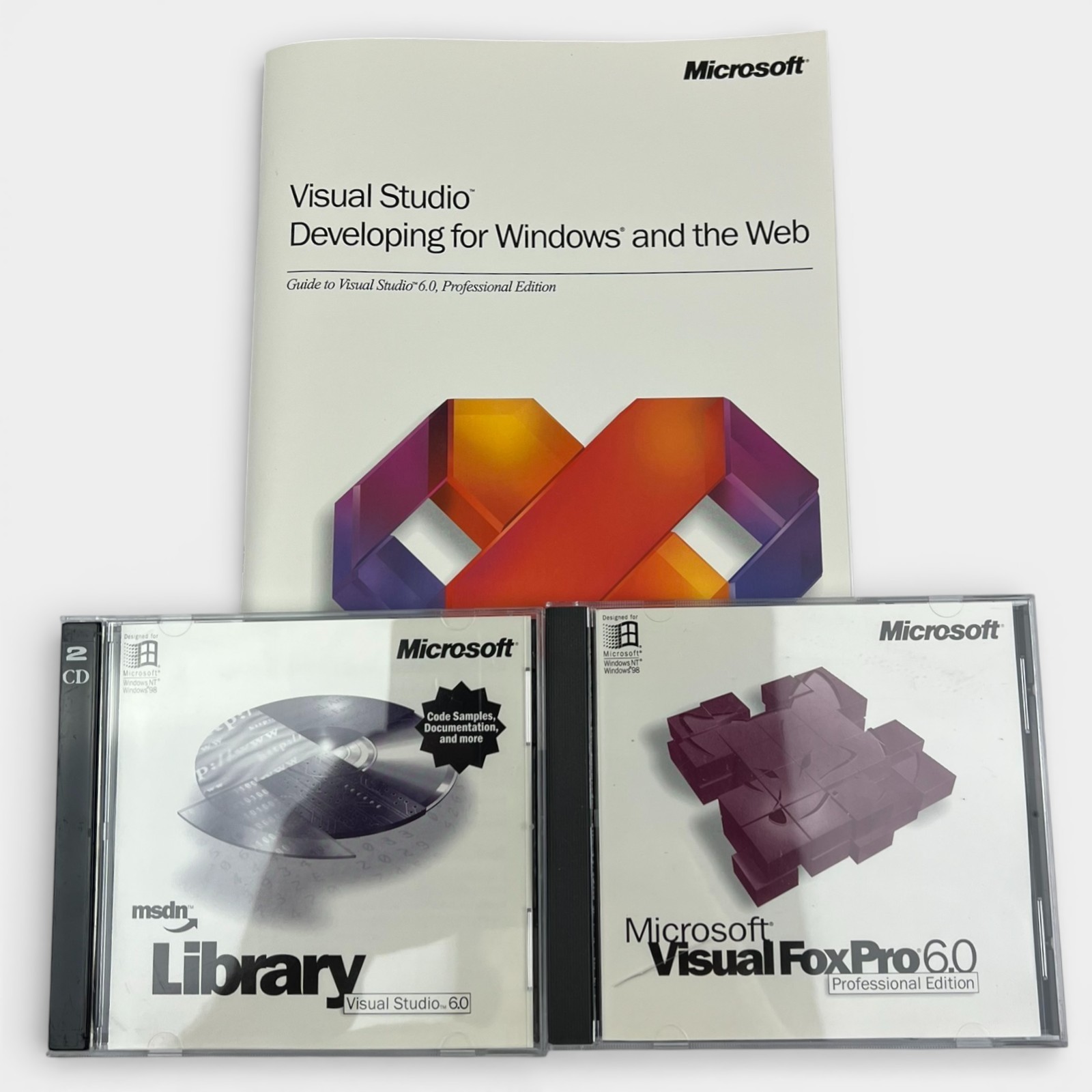 Microsoft Visual FoxPro 6.0 Professional Edition Box Set w/ Key