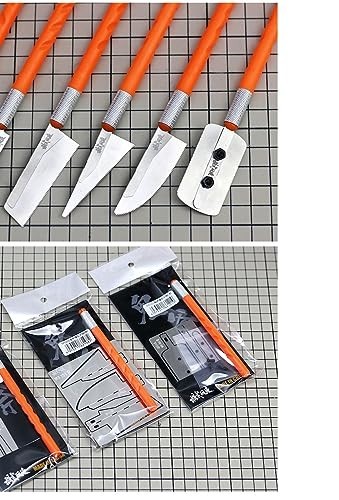 Mini Hand Saws with 2 Handles & 4 Blades - Irregular Shape Hobby Modeling Tool