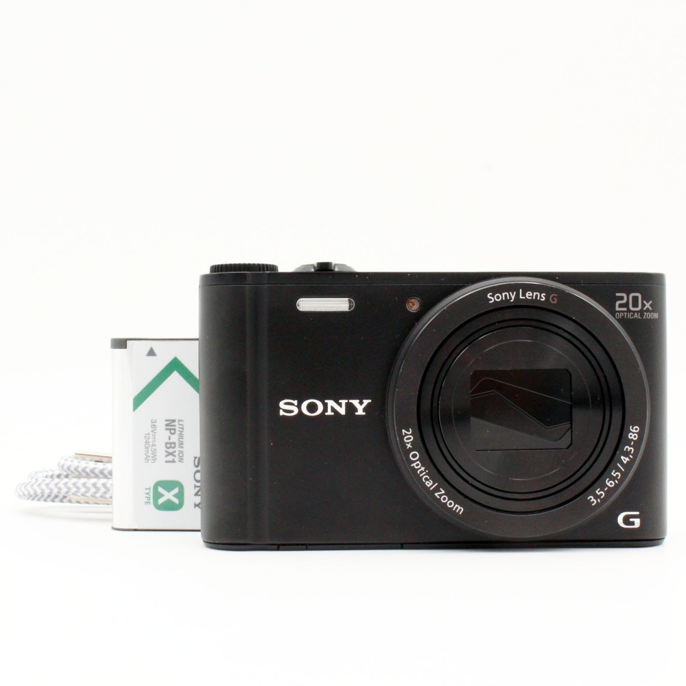 SONY DSC-WX350 Black Compact Digital Camera Excellent Condition
