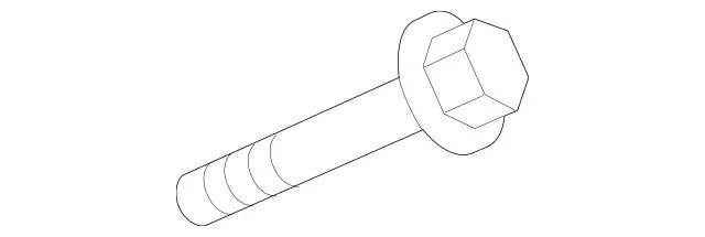 Genuine Engine Intake Manifold Bolt 002-990-92-22