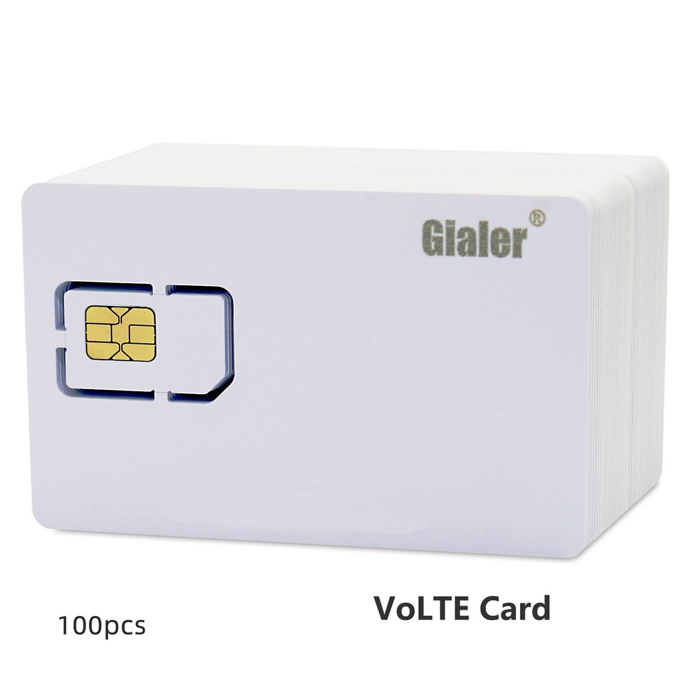 Blank Programmable SIM Card Mini Nano Micro Writable VoLTE Card