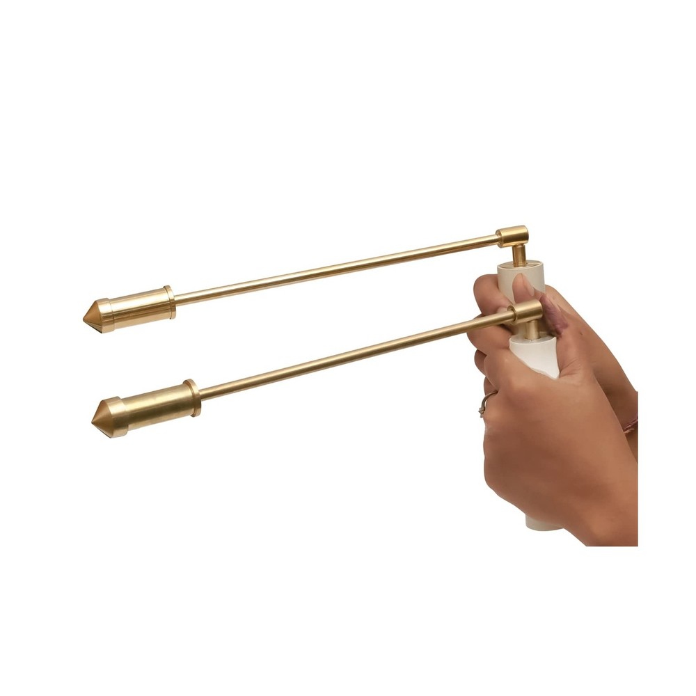 TREE MAISON CORONATING HOMES Brass Dowsing Rods & Pendulum Board Kit with Bra...