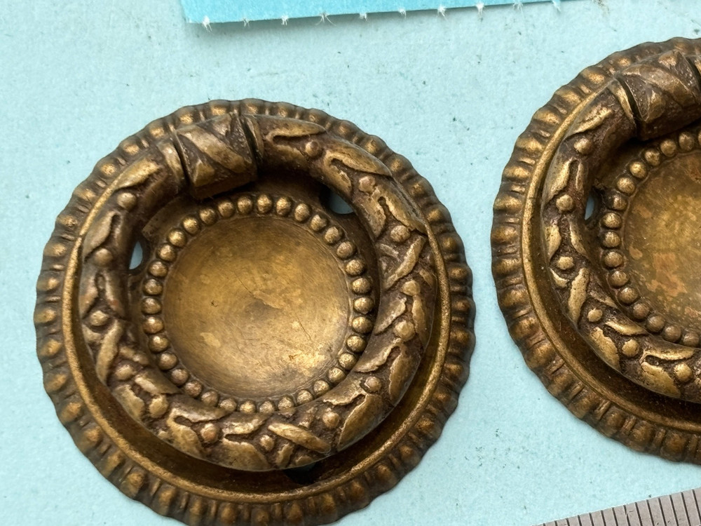 clock maker Antique Brass bracket clock side handle pulls bracket clock handles