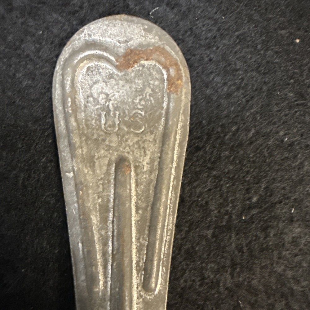 Vintage US Army M1918 Mess Kit with utensils. Used