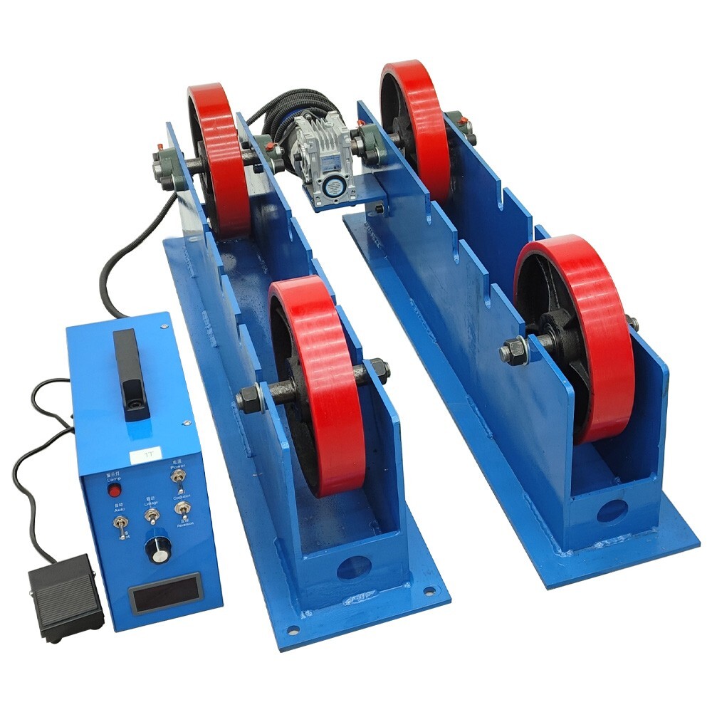 1Ton Welding Turning Roller Positioner Weld Bracket Adjustable Width 2200lbs