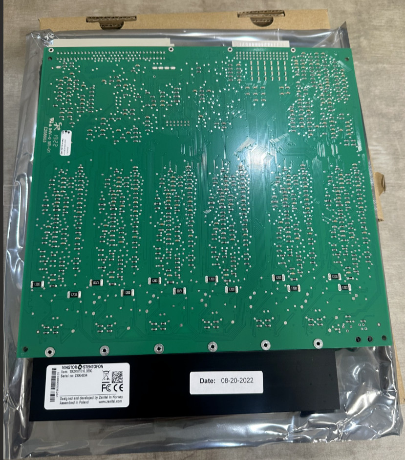 ZENITEL VERSION 0200 ASLT2 STENTOFON 1009101010 PC BOARD