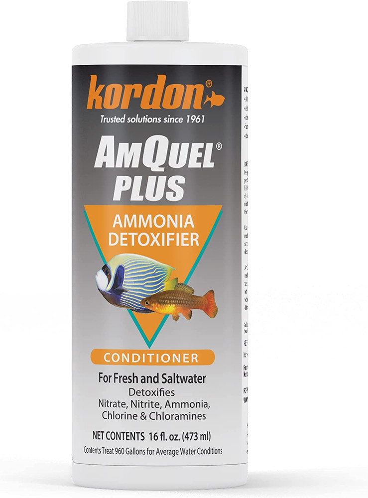 plus Aquarium Water Conditioner - Instantly Detoxifies Ammonia, Nitrite