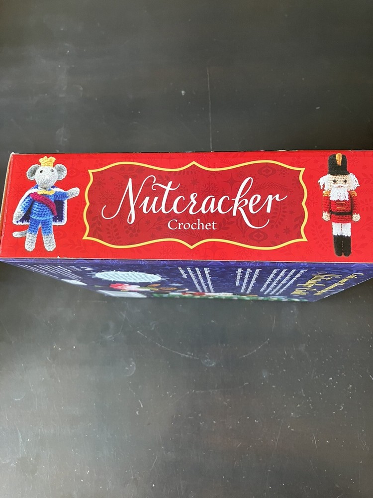 Nutcracker Crochet Kit - Clara & Nutcracker - Christmas Ballet + 76 Pg Manual!