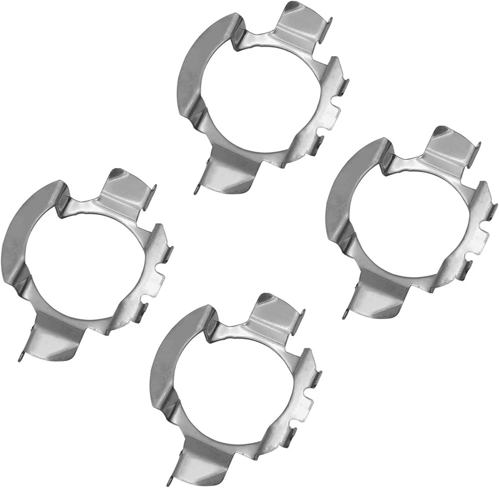 Effortless H7 LED Headlamp Installation with Adapter Retainers - 2 Pack