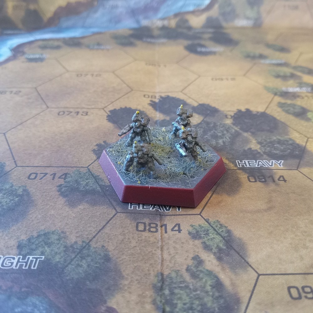 Battletech, Pro Painted, Inner Sphere Battle Armor Platoon