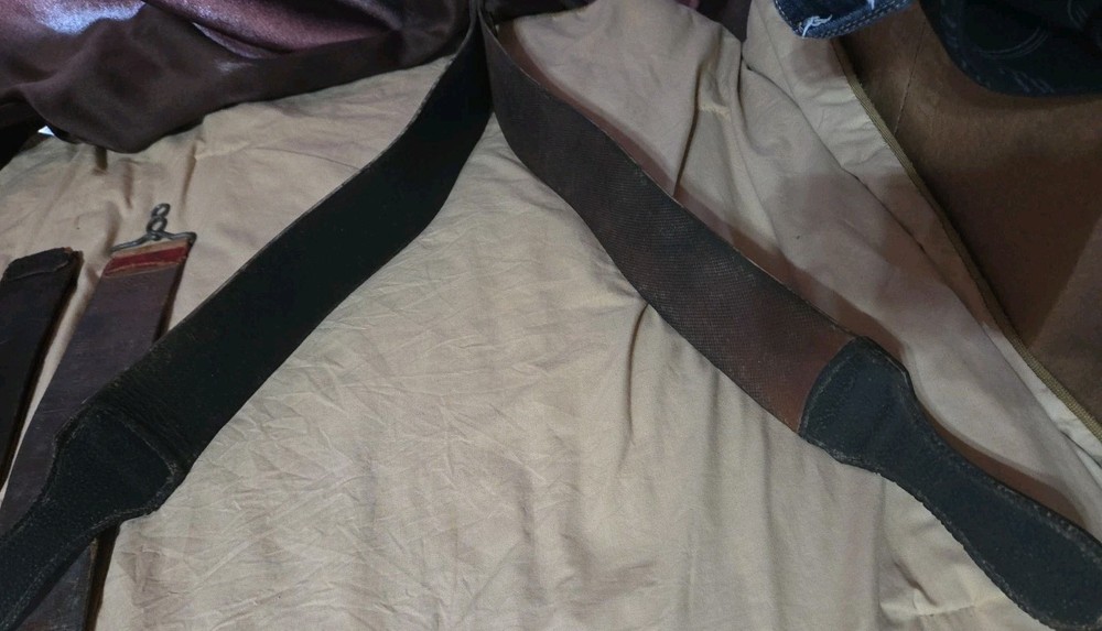 3 Vintage Barber Strops -