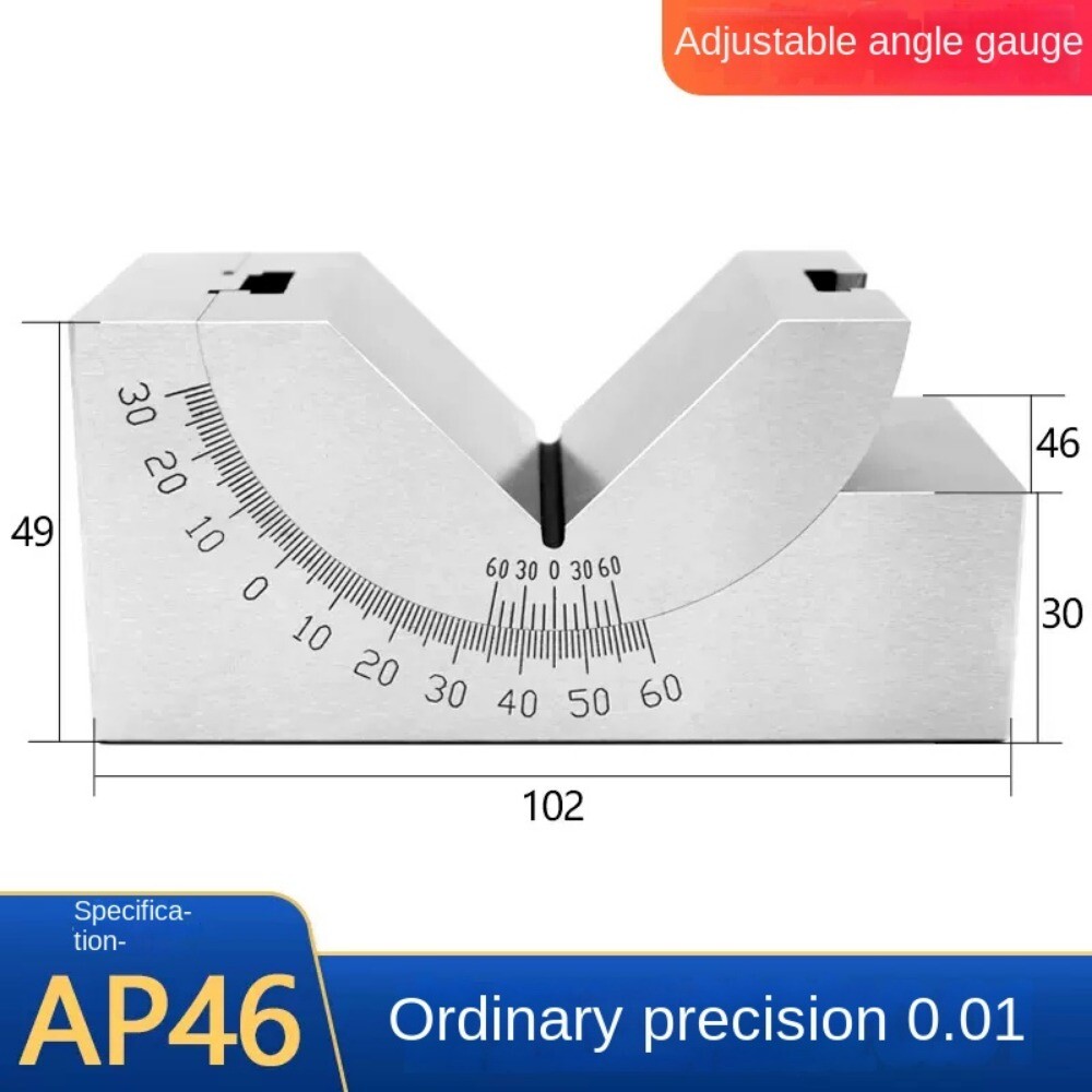 AP30 Milling Precision 90 Celsius Adjustable Angle V Block 0-60 Celsius Vice