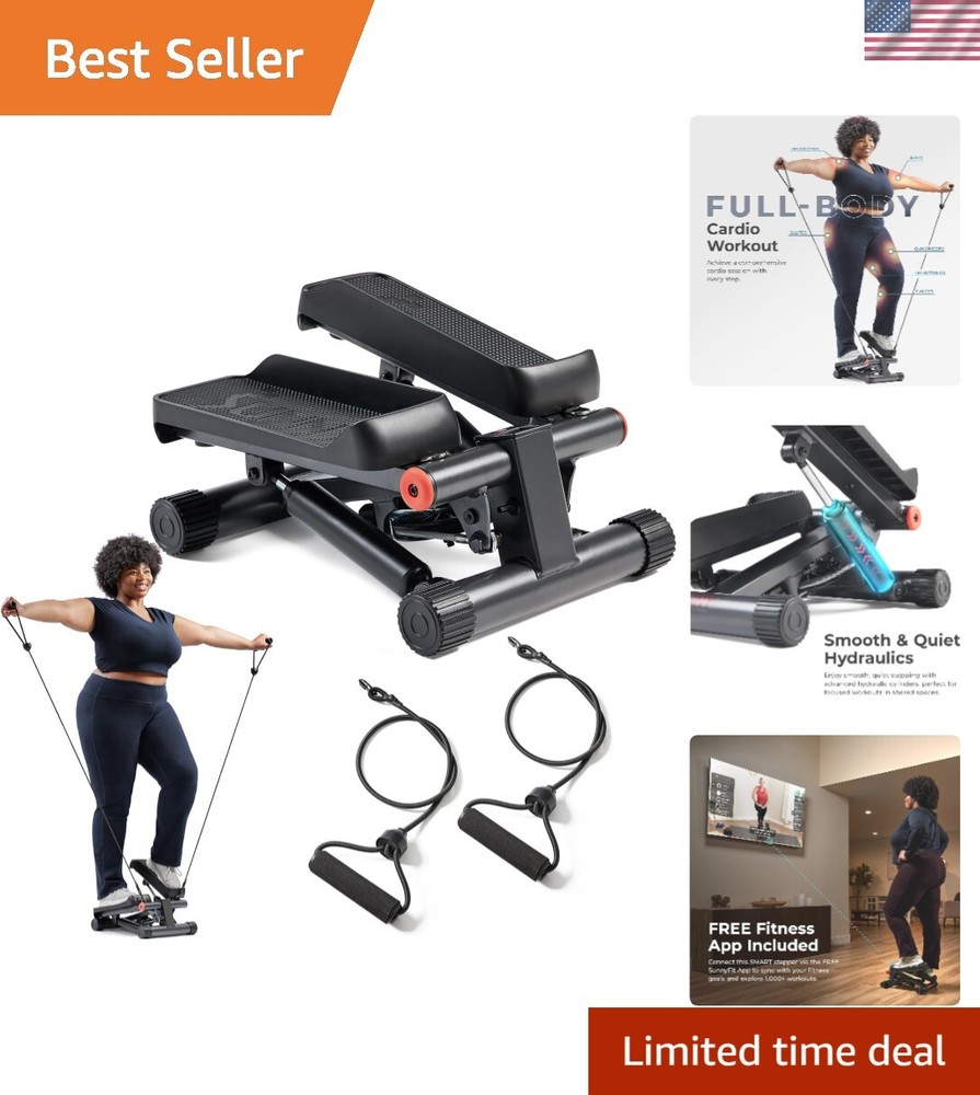 Mini Steppers for Exercise at Home, Stair Step Workout Machine with Optional ...