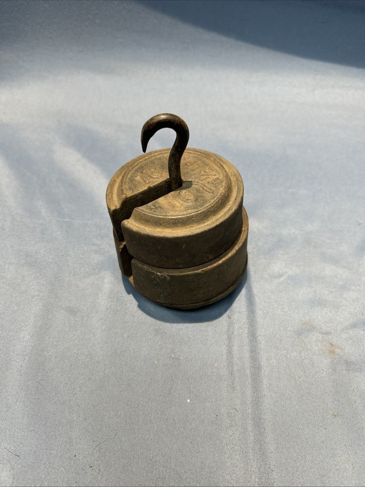 Vintage Platform Scale Weights And Hanger