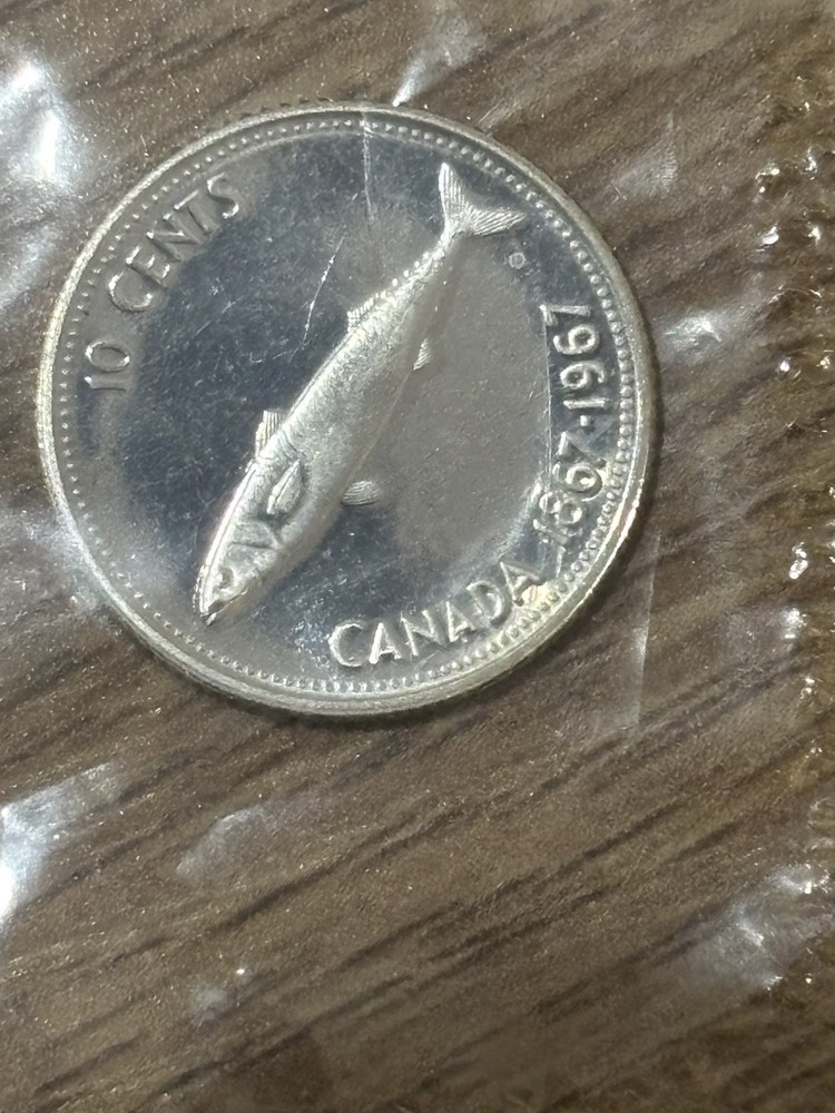1967 Canada 80% Silver Proof Like Set in Plastic no/COA