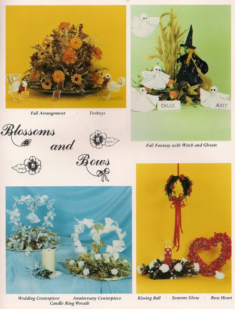 Ghost, Witch, Easter & Fall Patterns - Craft Book: #PD2013 Blossoms and Bows
