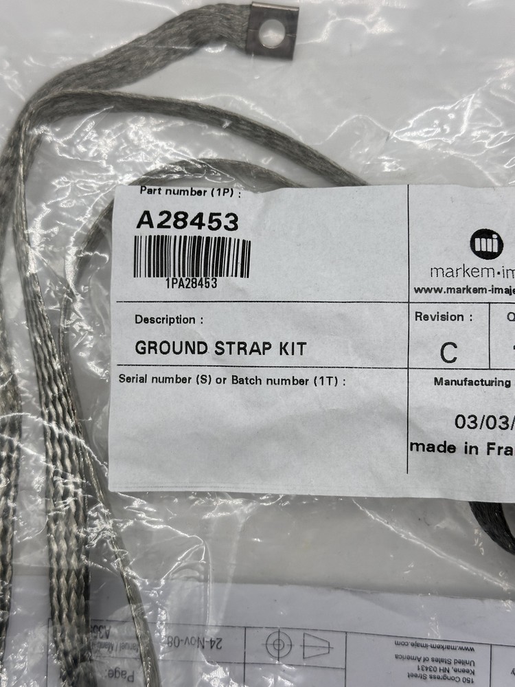 NEW Markem-Imaje A28453 Ground Strap Kit