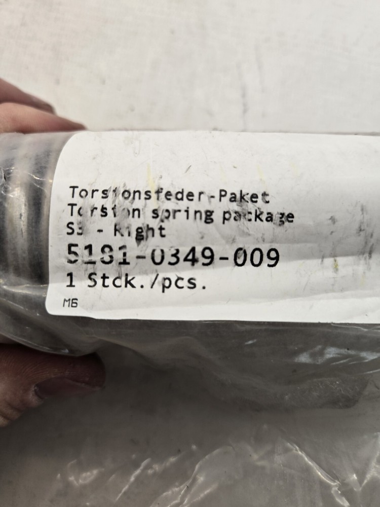 5181-0349-009 Torsion Spring Red S3 Right For Sequence Gate / Bushing