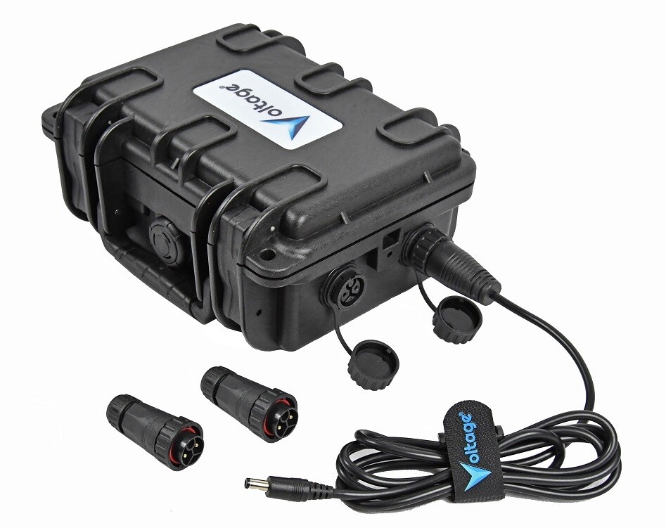 Trail Camera Waterproof battery box Enclosure with DC Power Plug Cable Voltage®